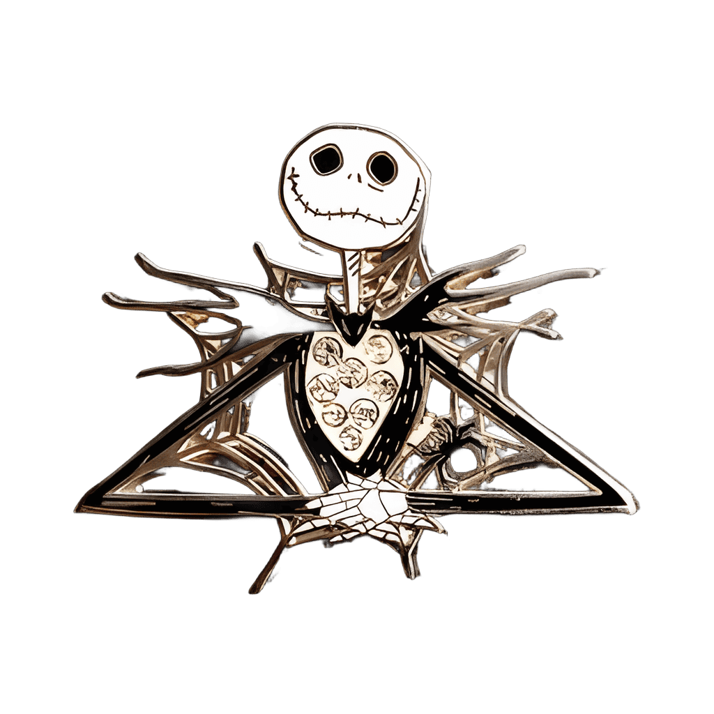 Jack skellington with crystals 3d Disney pin