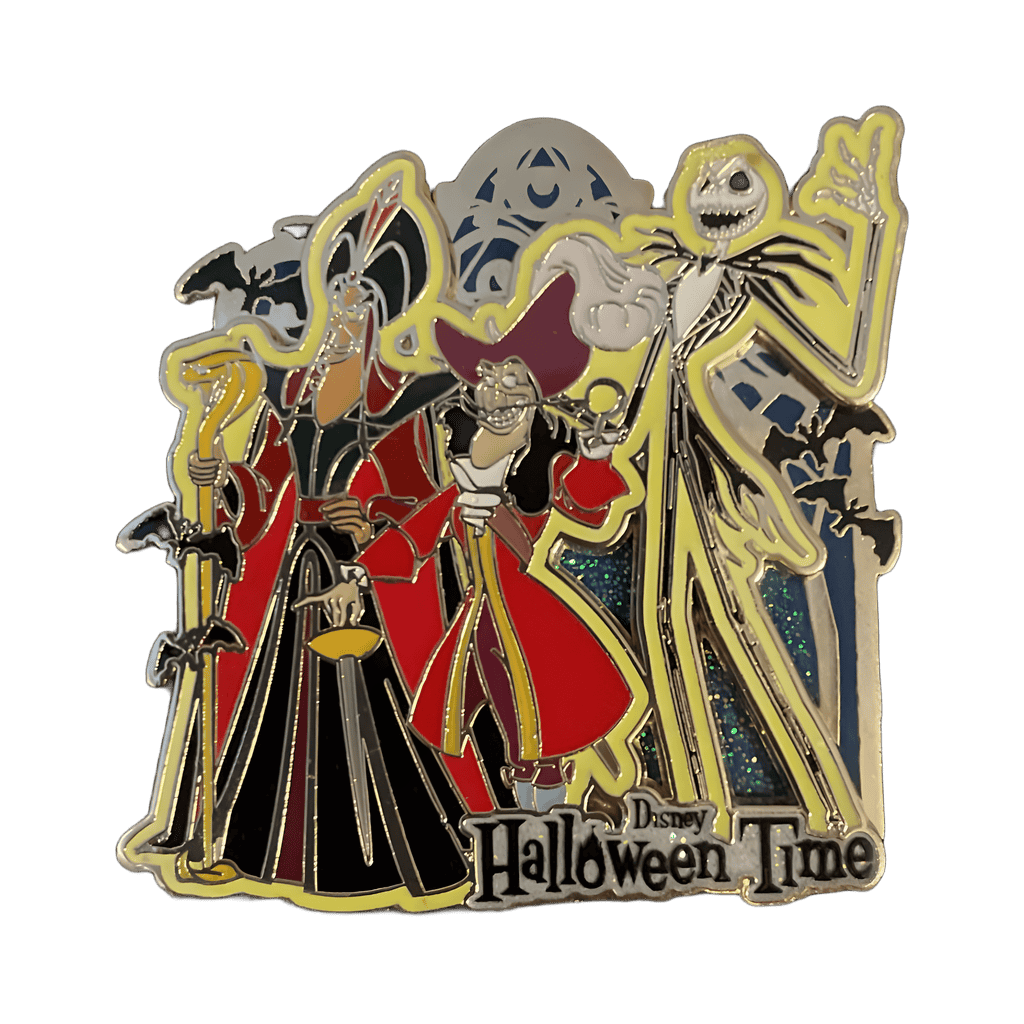 Halloween Time - Captain Hook, Jafar & Jack Skellington Disney pin