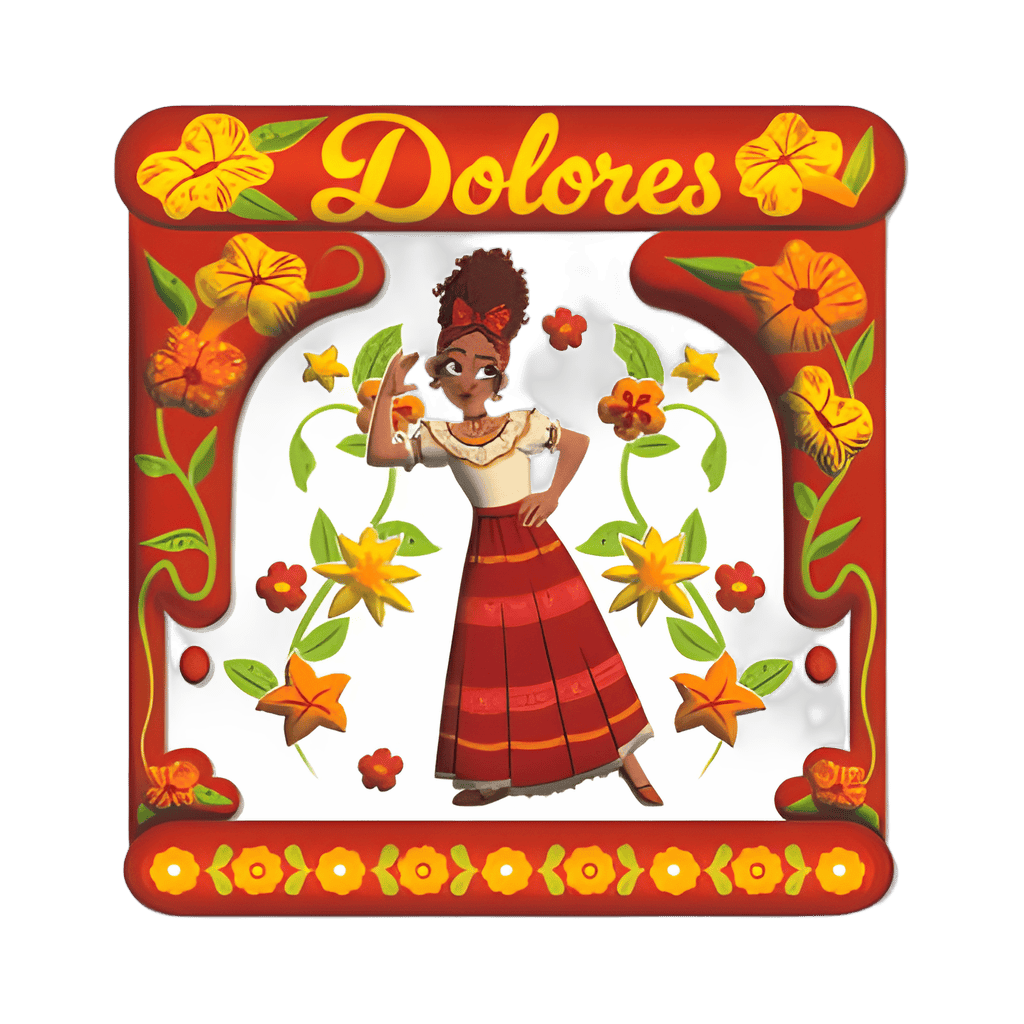 Dolores Familia Tile Disney pin