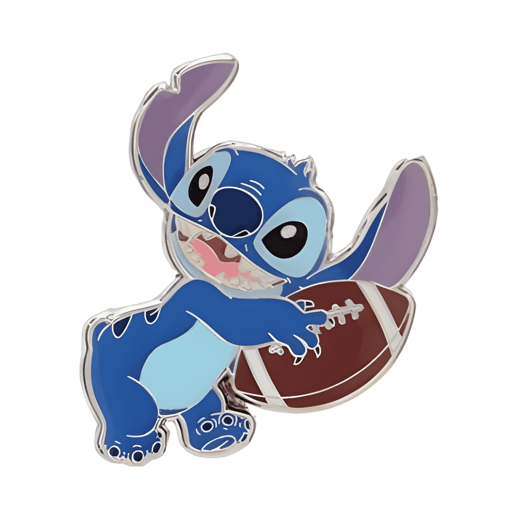Football Stitch Disney pin