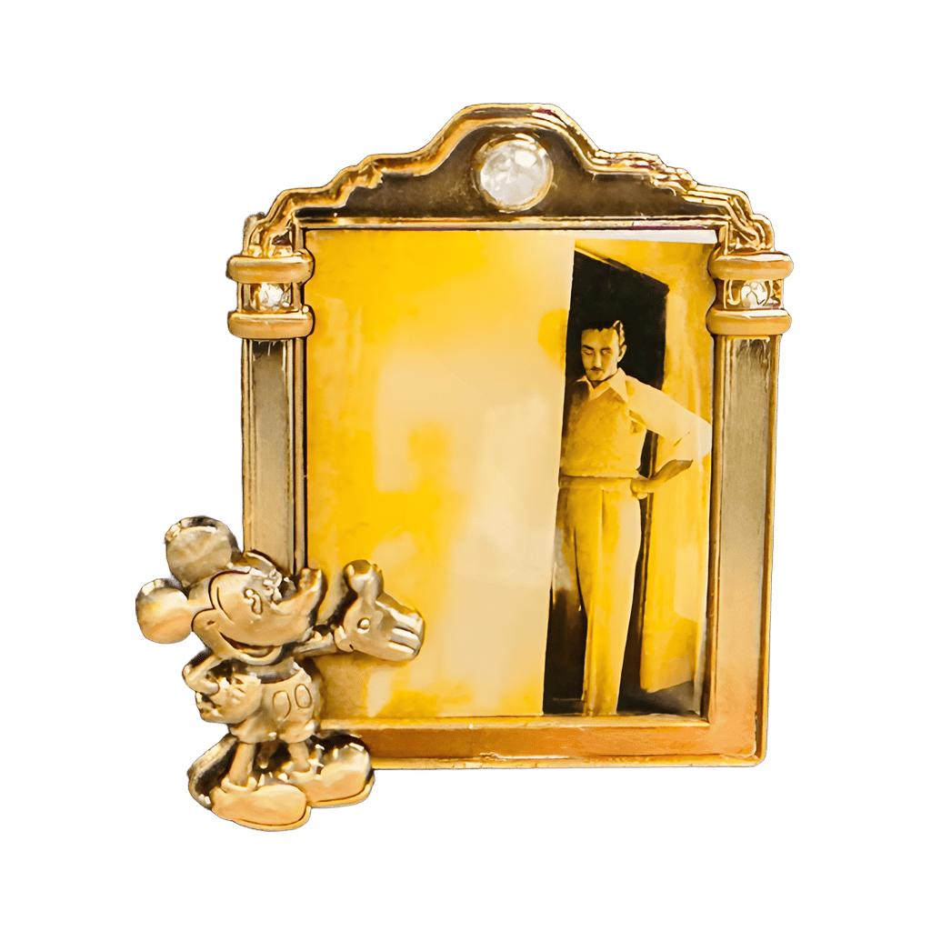 Gold Mickey - Shadow - Doorway Disney pin