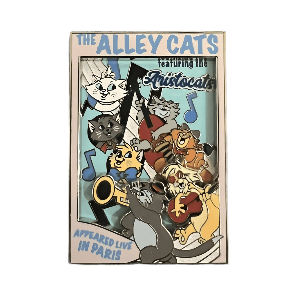 The Aristocats The Alley Cats Disney pin