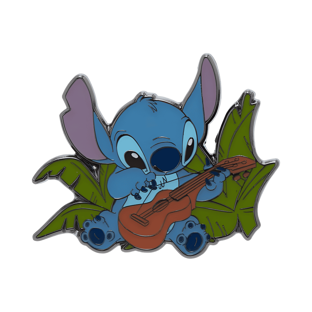 Stitch Plucking Ukulele Disney pin
