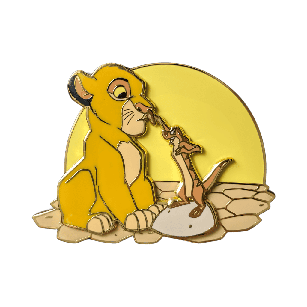 Young Simba & Timon Disney pin