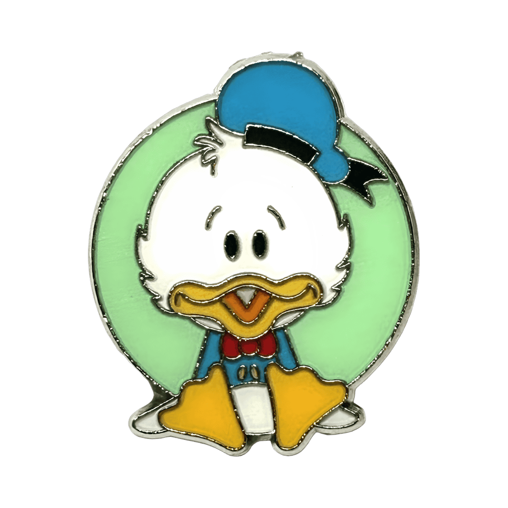 Mickey and Friends Chained Pin Set - Donald Duck Disney pin