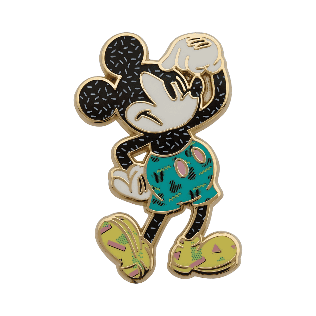90s Mickey Mouse Scratching Head Disney pin