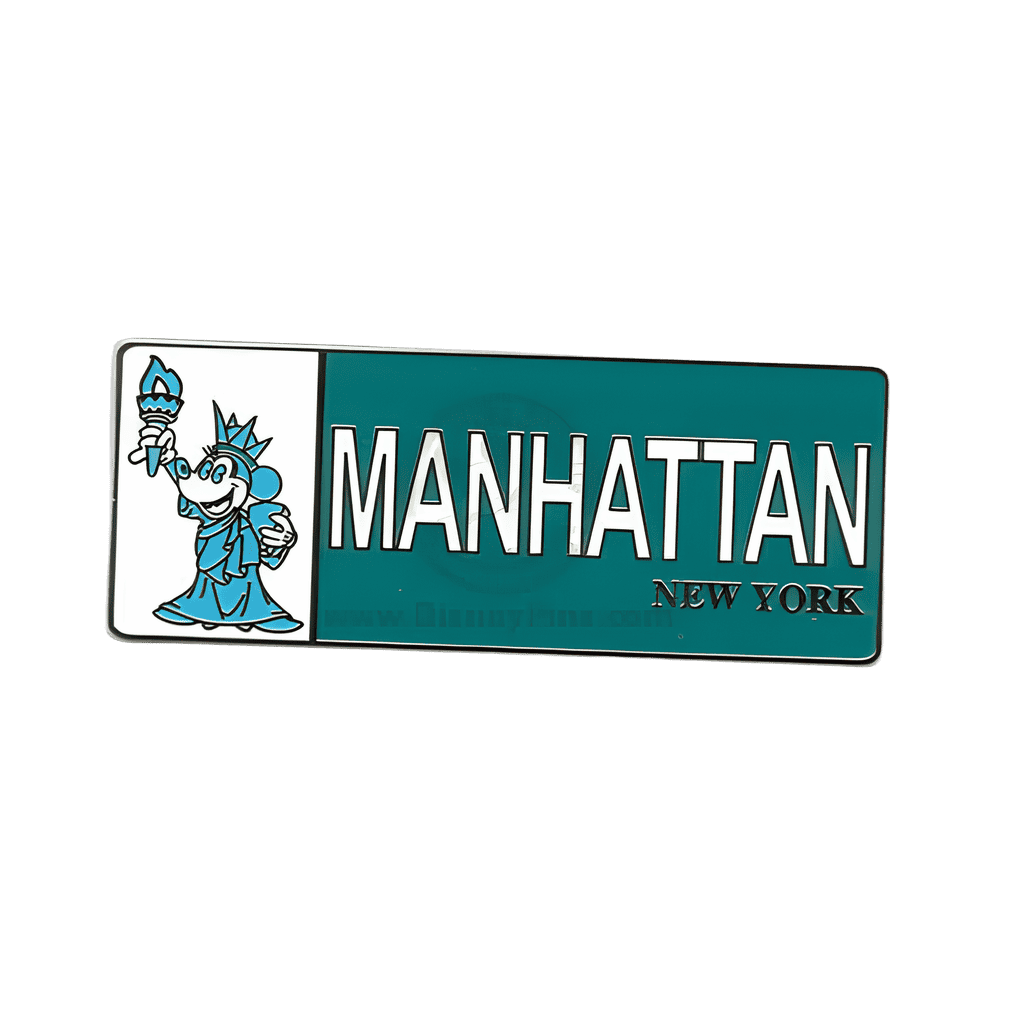 Manhattan street Sign Disney pin