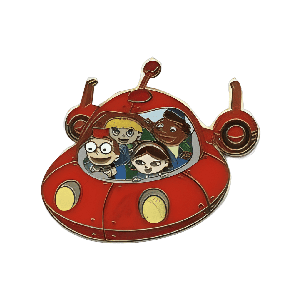 Little Einsteins flying rocketship Disney pin