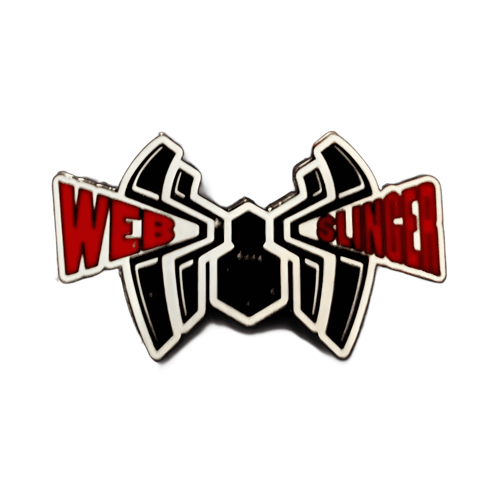 Web Slinger Spider Logo Disney pin