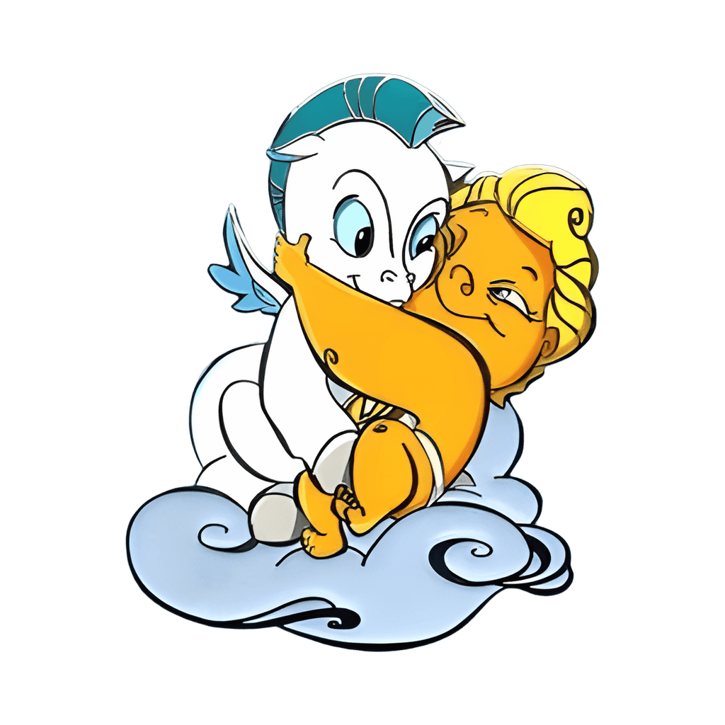 Baby Hercules and Pegasus Disney pin