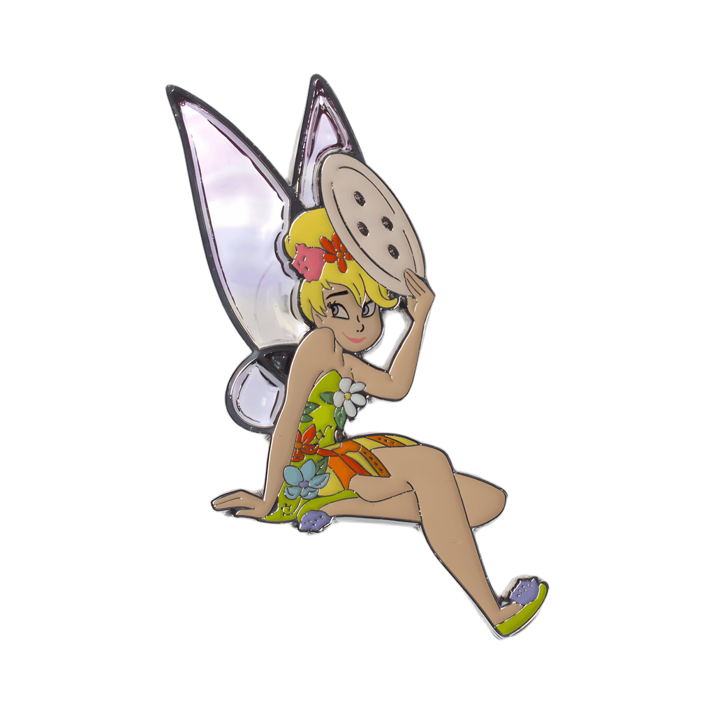Colourful Flowers Button Hat Disney pin