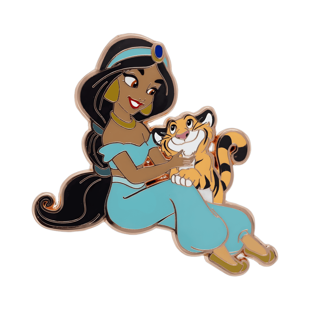 Jasmine and Rajah Disney pin
