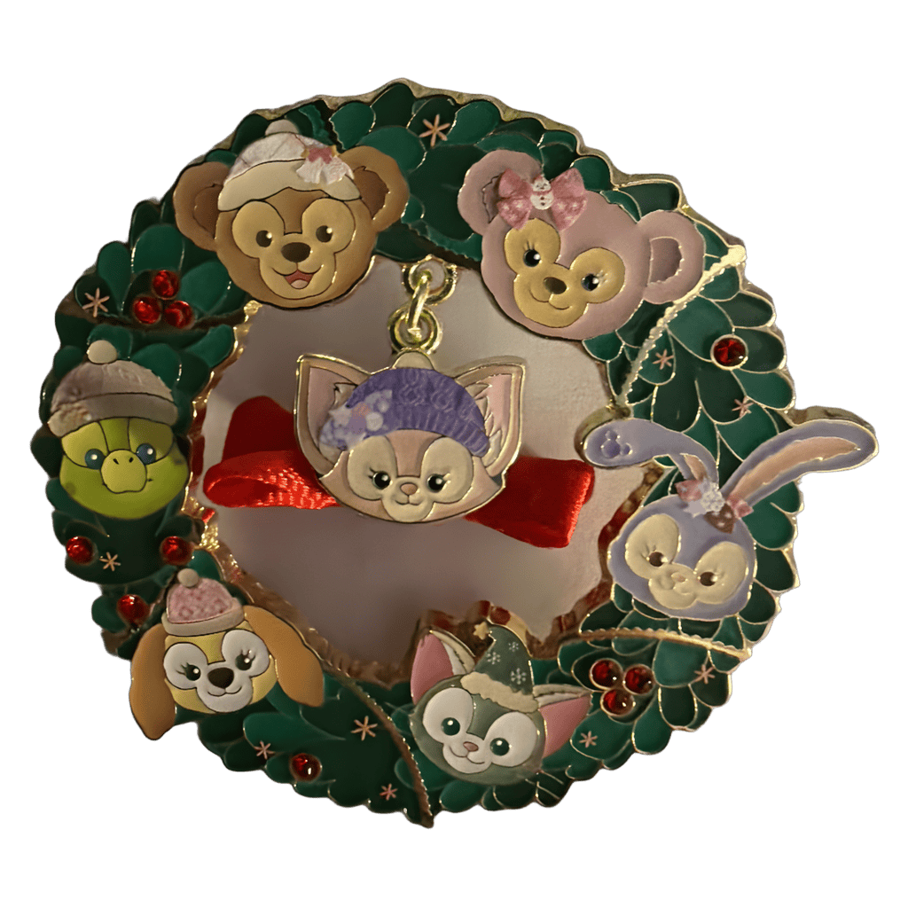 Duffy and friends Wreath Disney pin