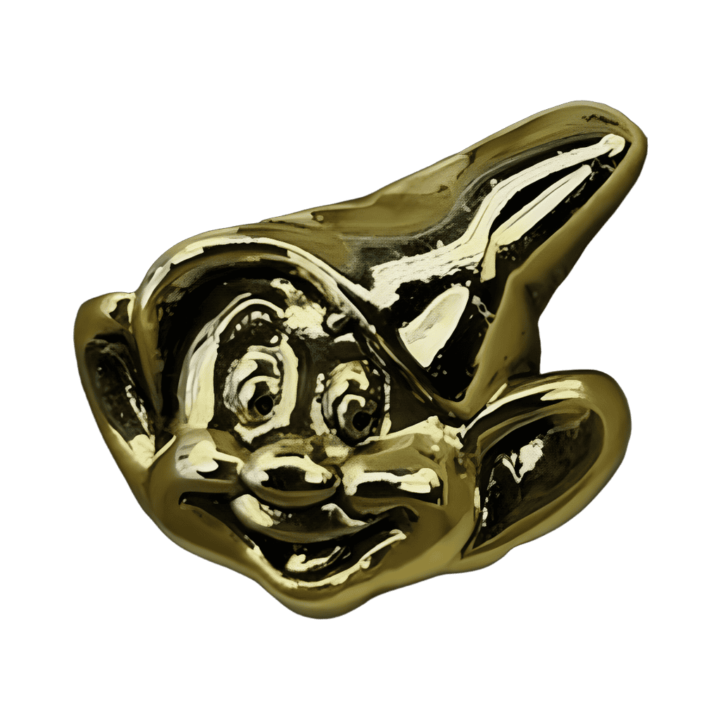 Gold Dopey Disney pin