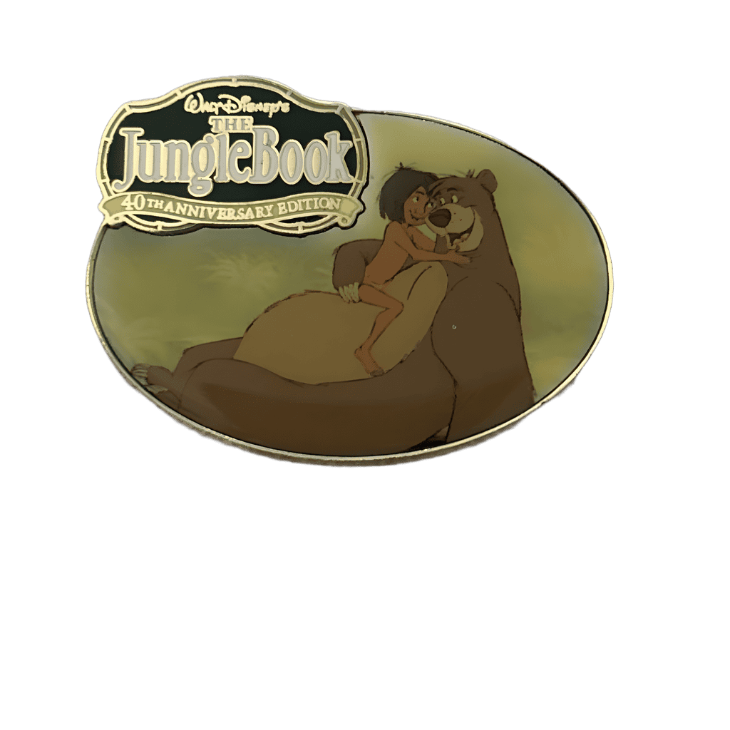 40th Anniversary - Baloo and Mowgli Disney pin