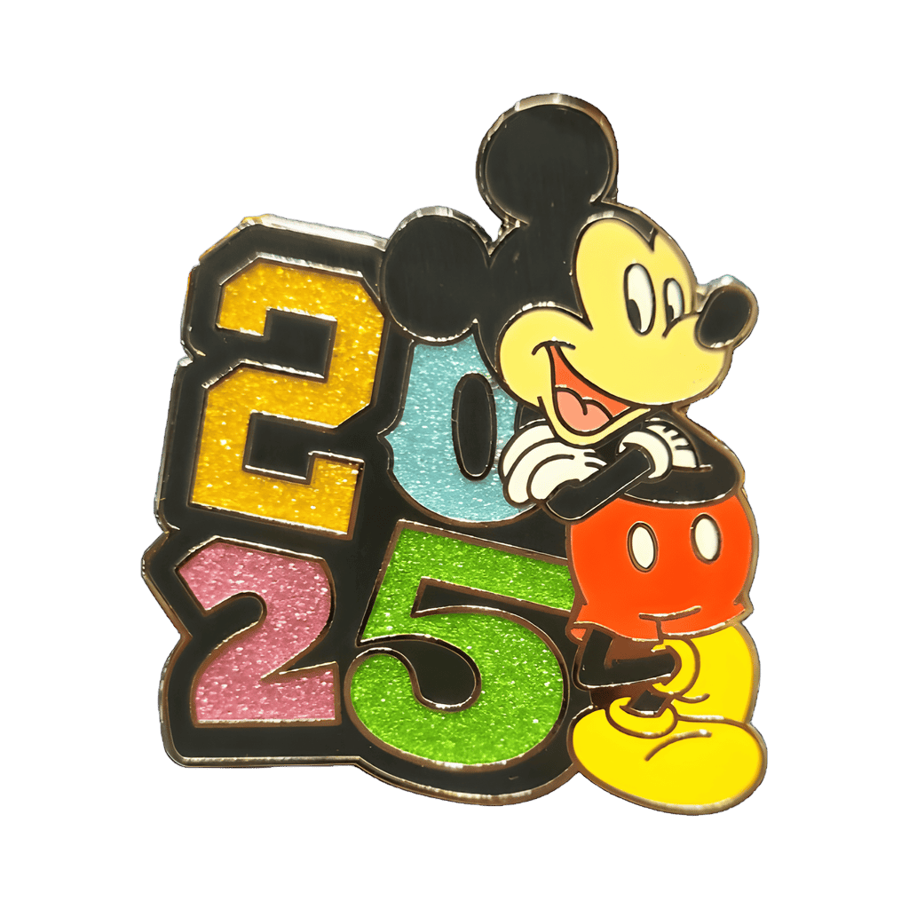 Mickey Leaning Logo Disney pin