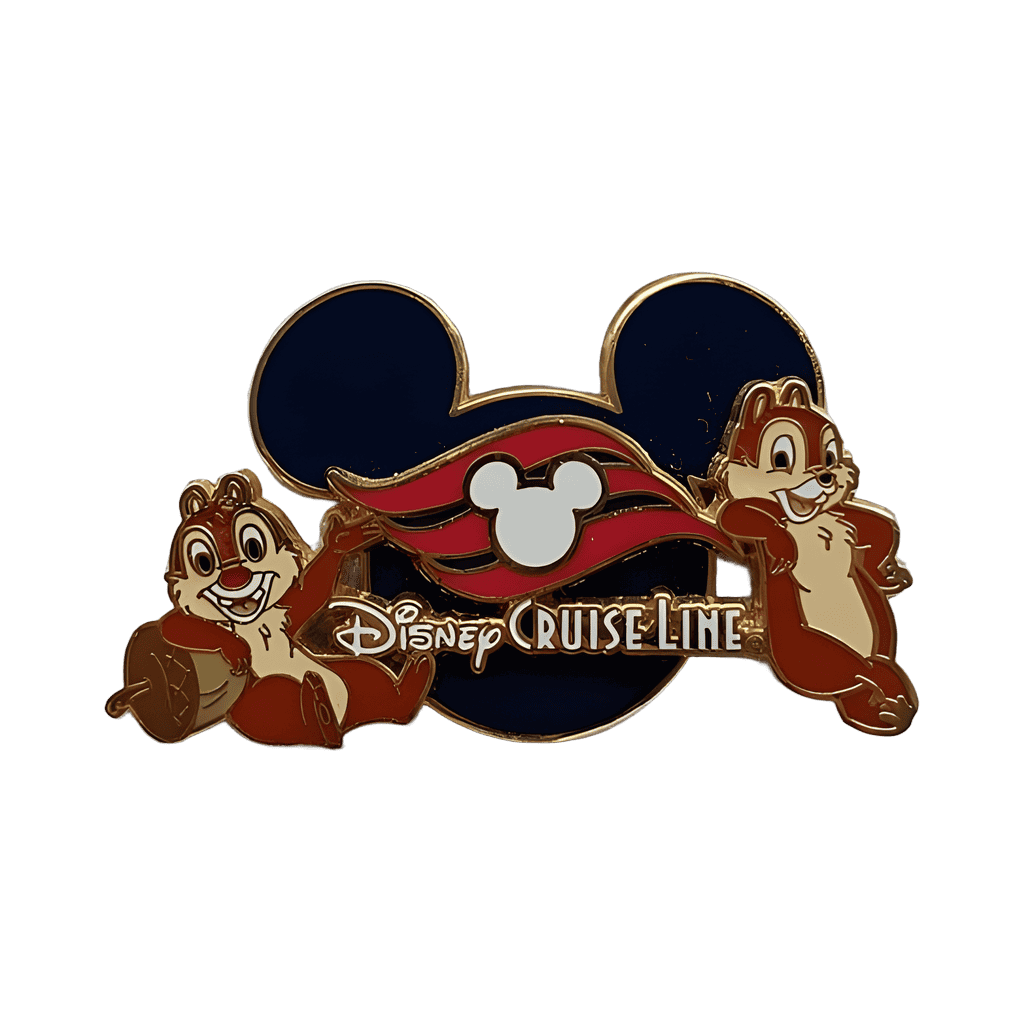 Disney Cruise Line Logo — Chip and Dale Disney pin
