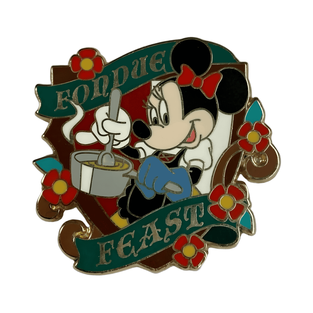 Italy & Switzerland Alpine Magic - Fondue Feast - Minnie Mouse Disney pin