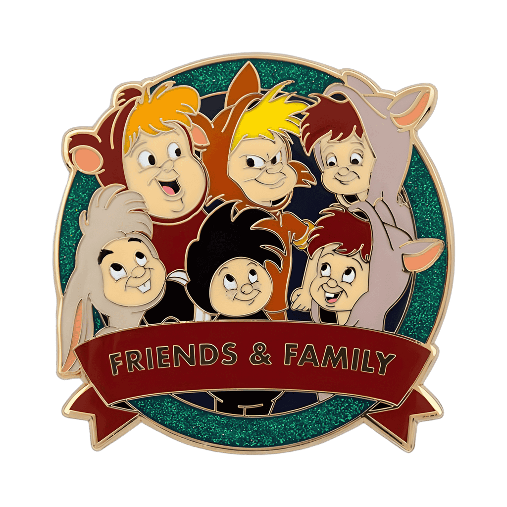 Friends & Family In Park Languages Mystery Set - English Disney pin