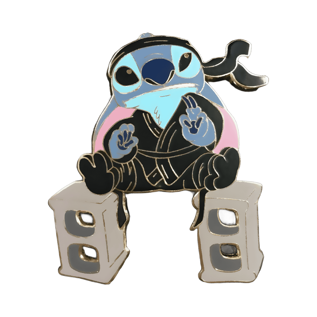 Ninja on Blocks Disney pin