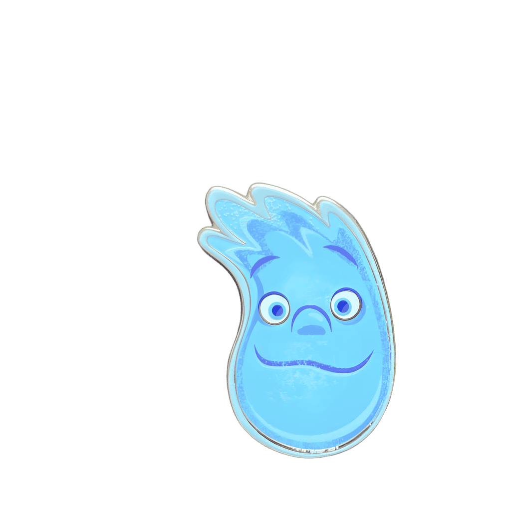 Smiling Wade Disney pin