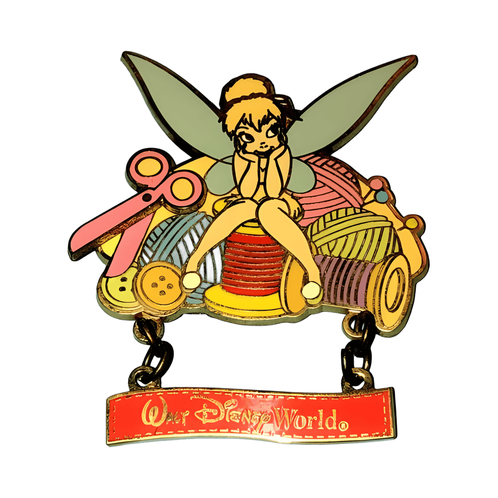 WDW Tinker Bell on Spool of Thread Disney pin