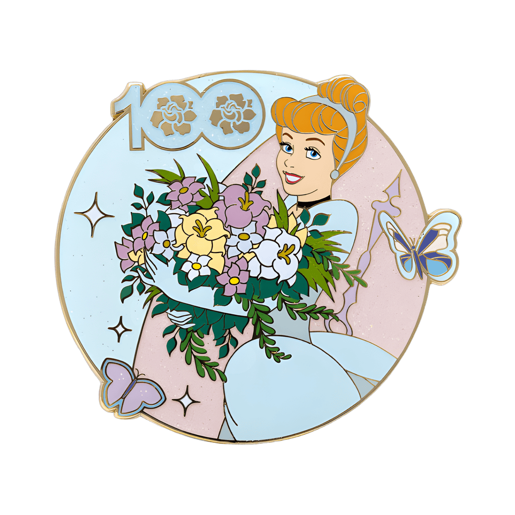 Cinderella with Flowers Disney pin