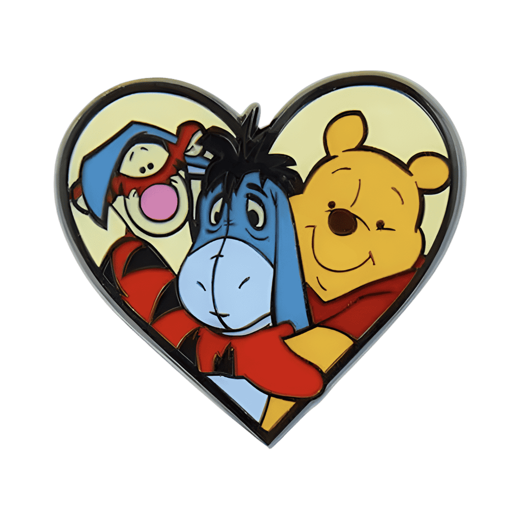 Tigger, Eeyore and Pooh Bear Hug Disney pin