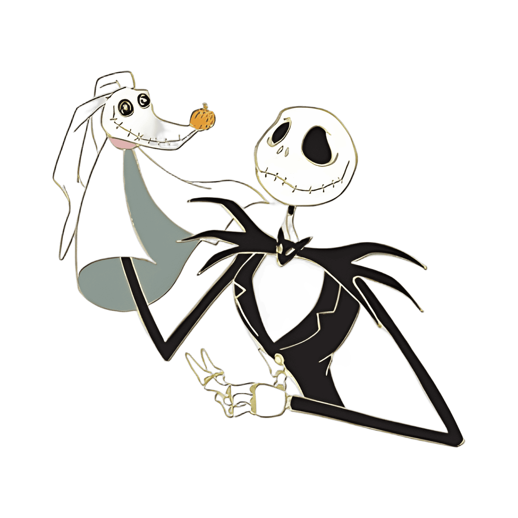 Jack Skellington with Zero Disney pin