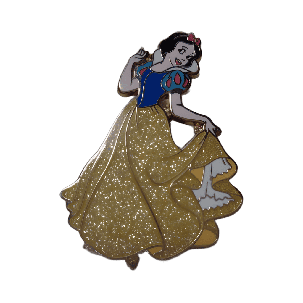 Snow White Glitter Holding Dress Disney pin