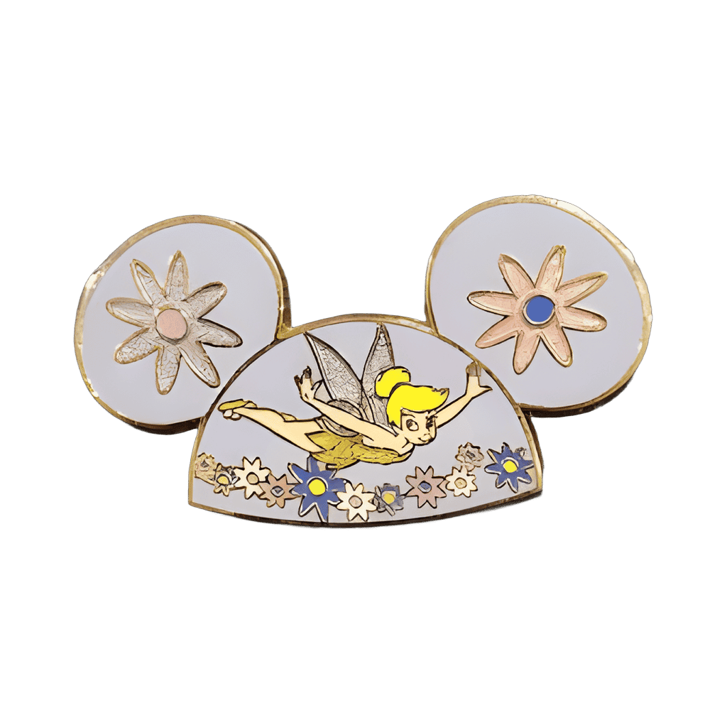 Purple Tinker Bell Ear Hat (Flowers) Disney pin