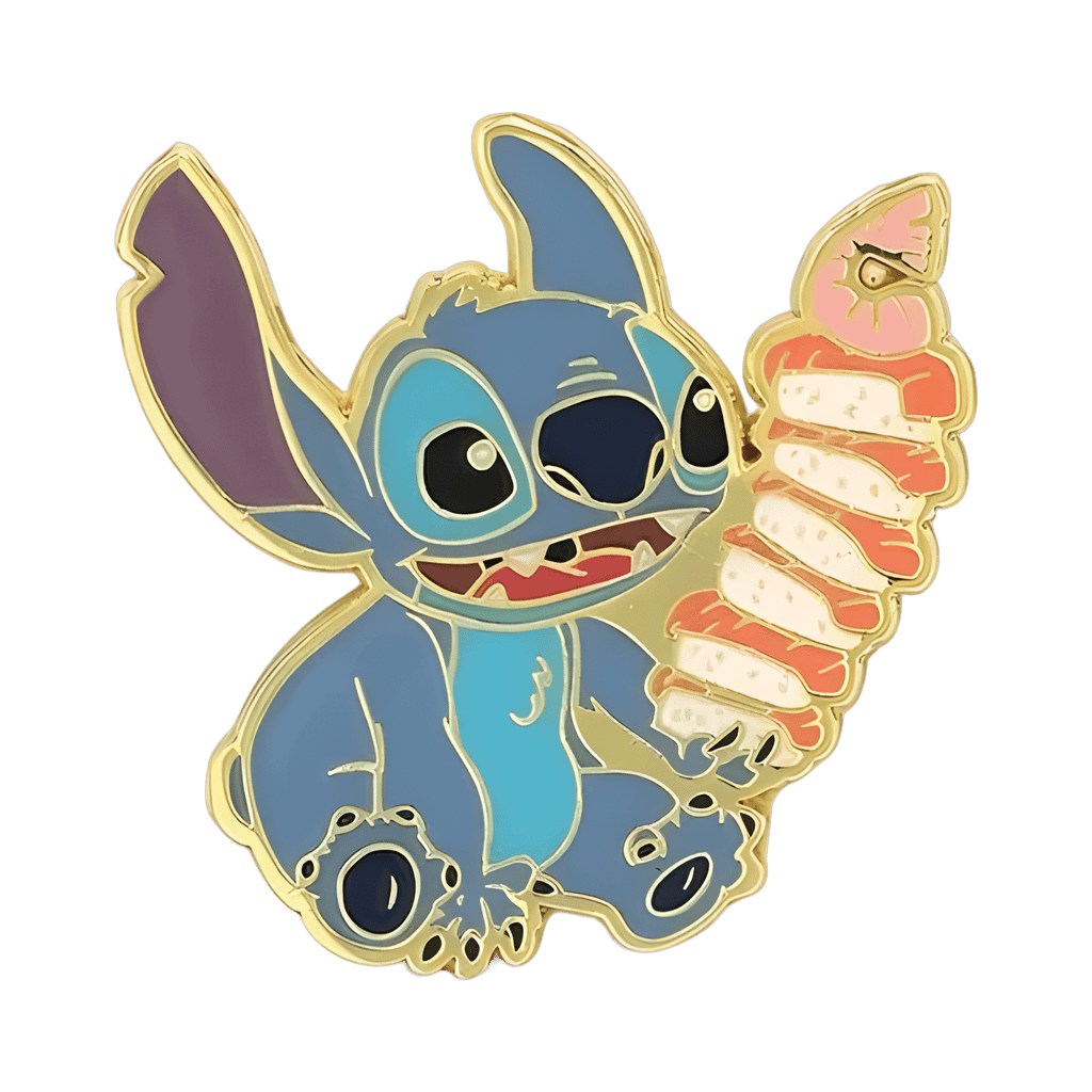 Stitch and sushi Disney pin