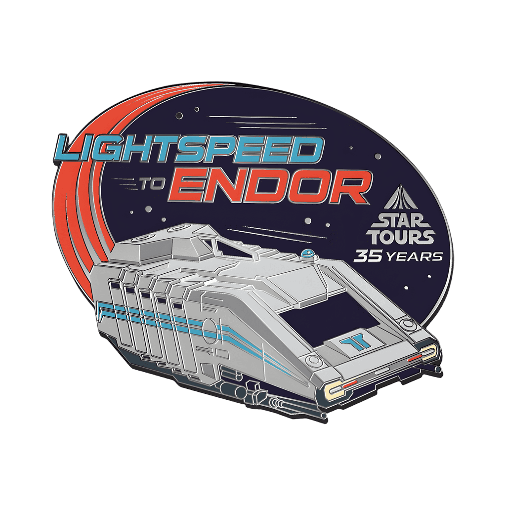 Lightspeed to Endor Disney pin