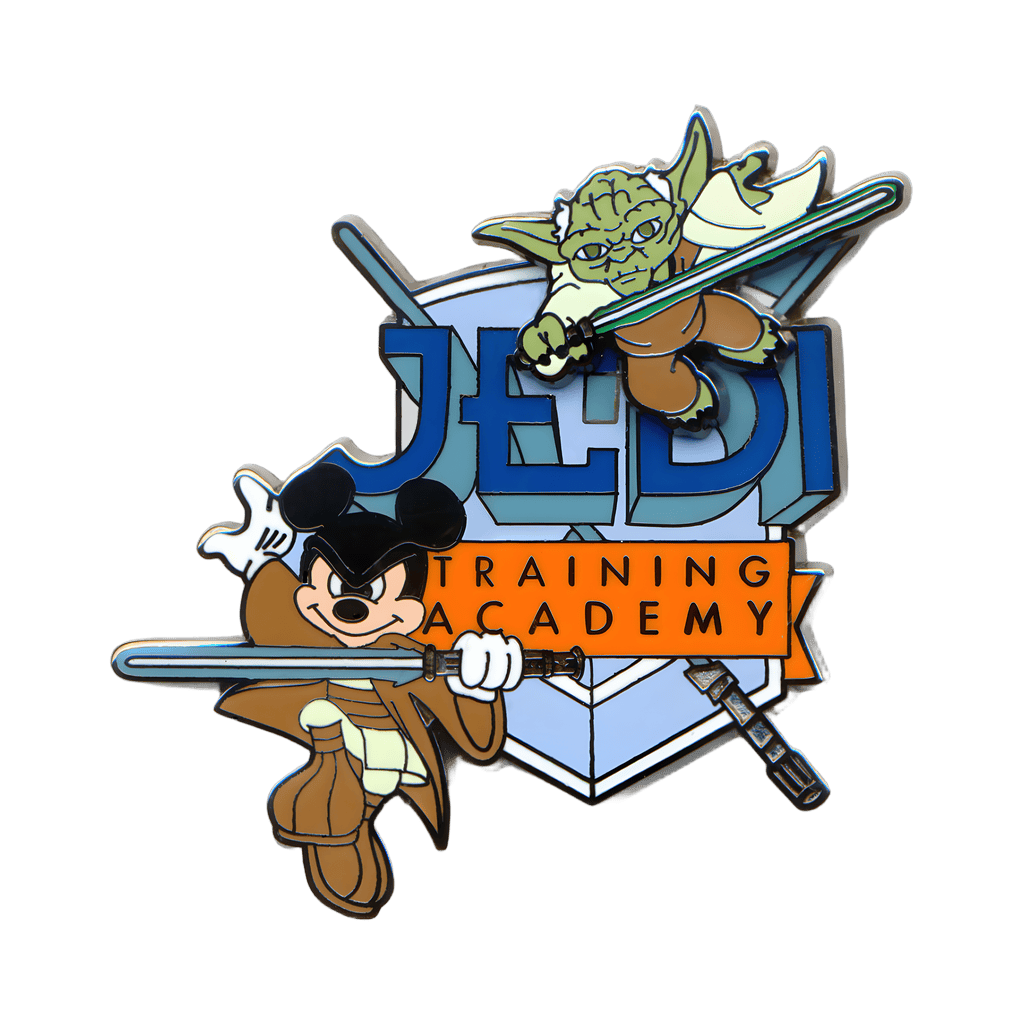 Mickey Mouse and Yoda Disney pin