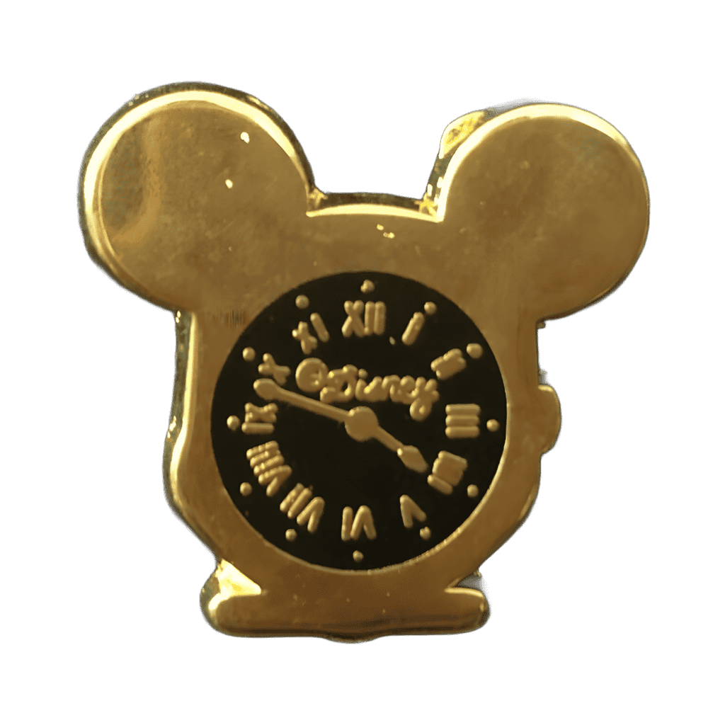Mickey Clock (Black) Disney pin
