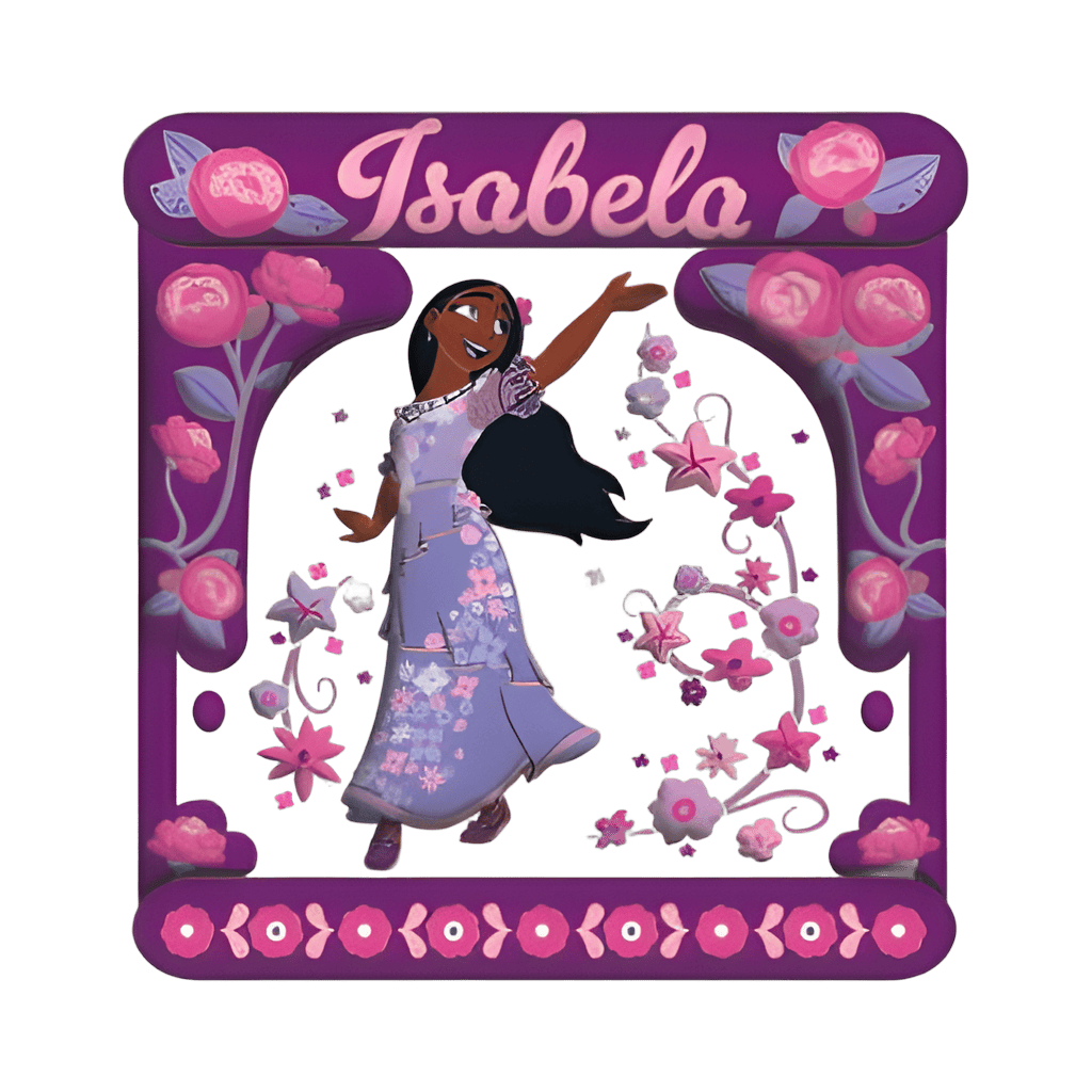 Isabela Familia Tile Disney pin