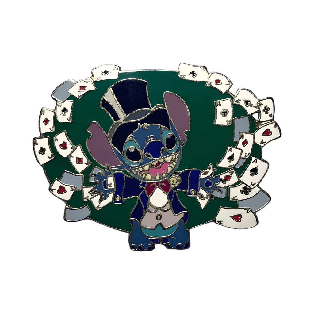 Stitch Playing Card Magician Disney pin