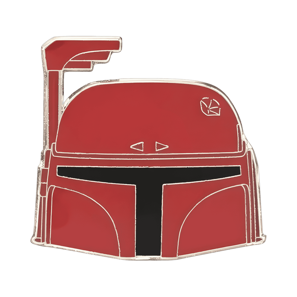 Red Boba Fett Helmet Disney pin