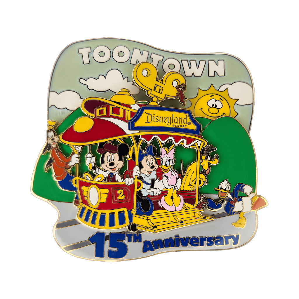 Mickey's Toontown 15th Anniversary Disney pin