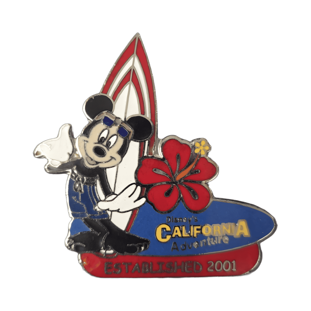 California Adventure Surfboard Disney pin