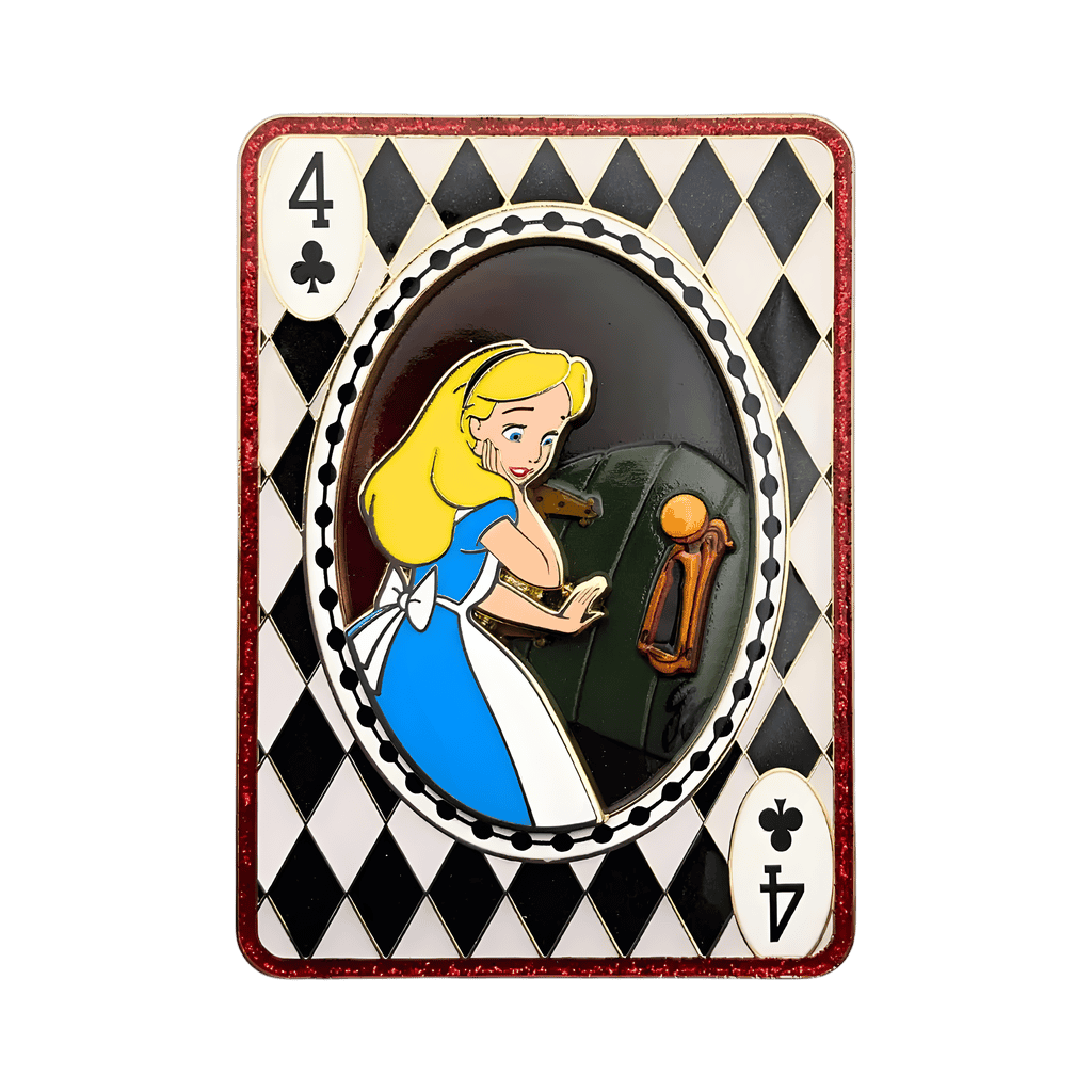 Please Let Me In - Four of Clubs Disney pin