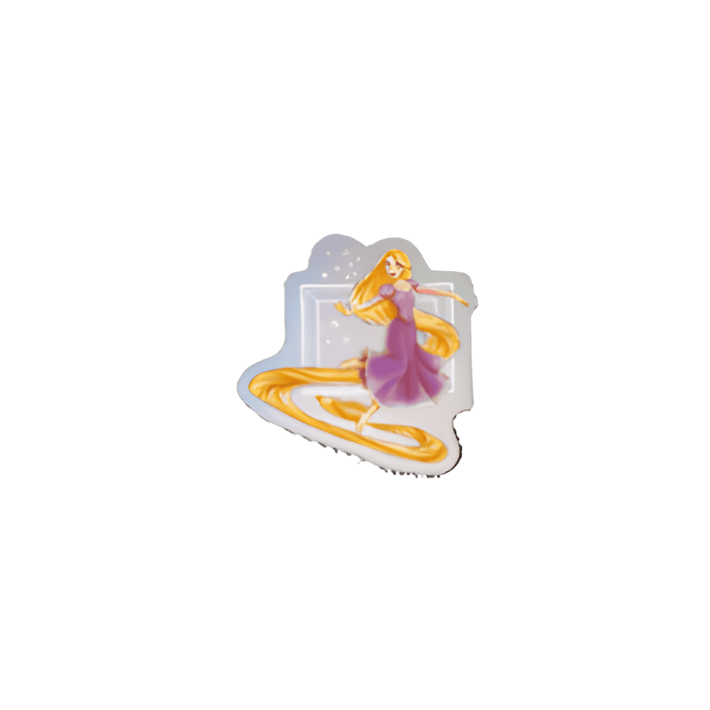 Rapunzel Dancing on Faceted Gem Disney pin