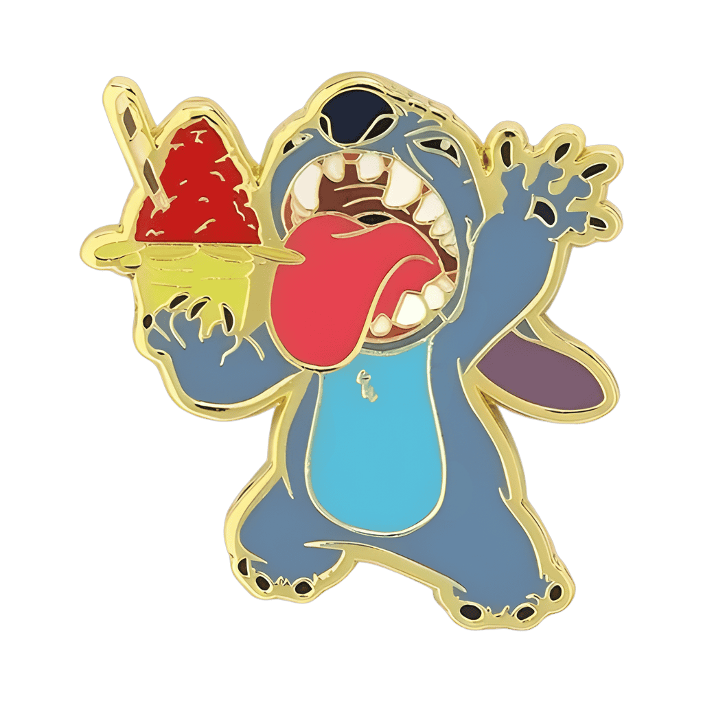 Stitch and shaved ice Disney pin