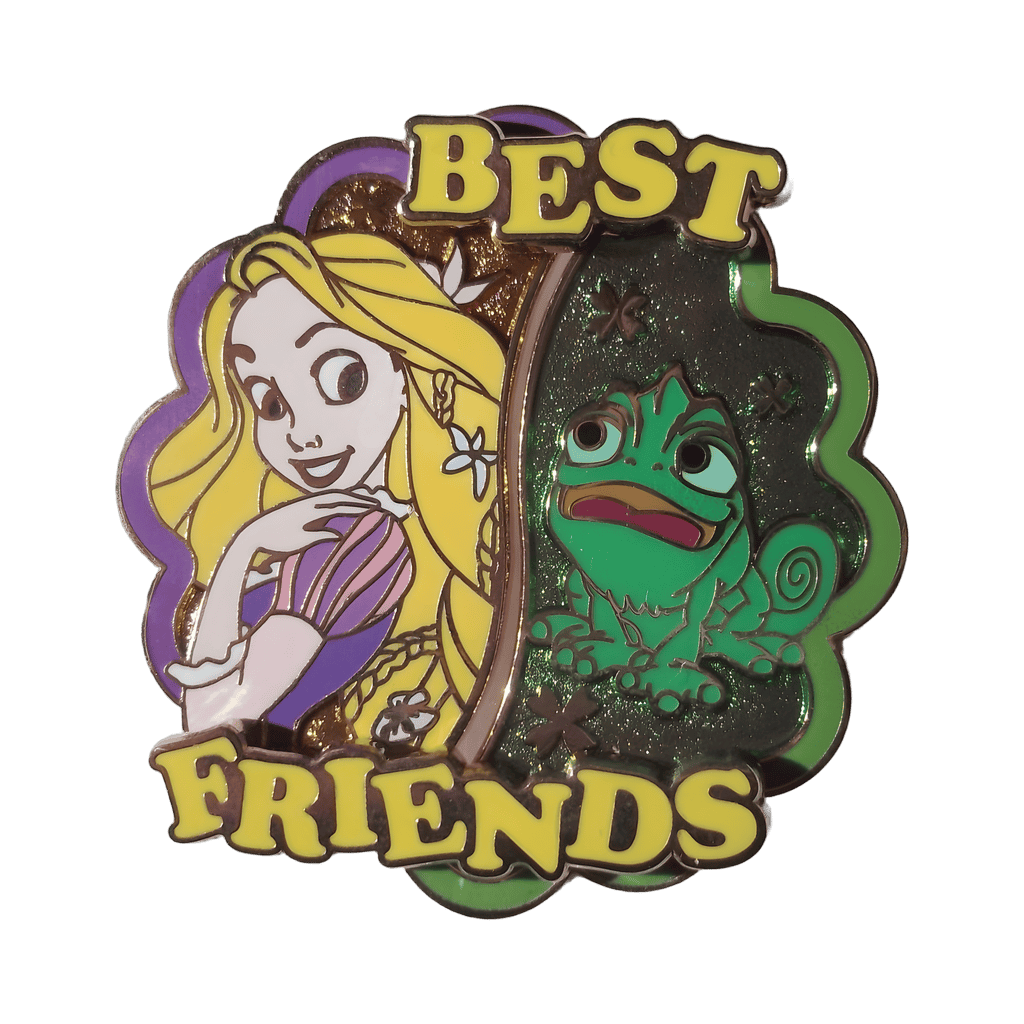 Rapunzel and Pascal 2-Pin Set Disney pin