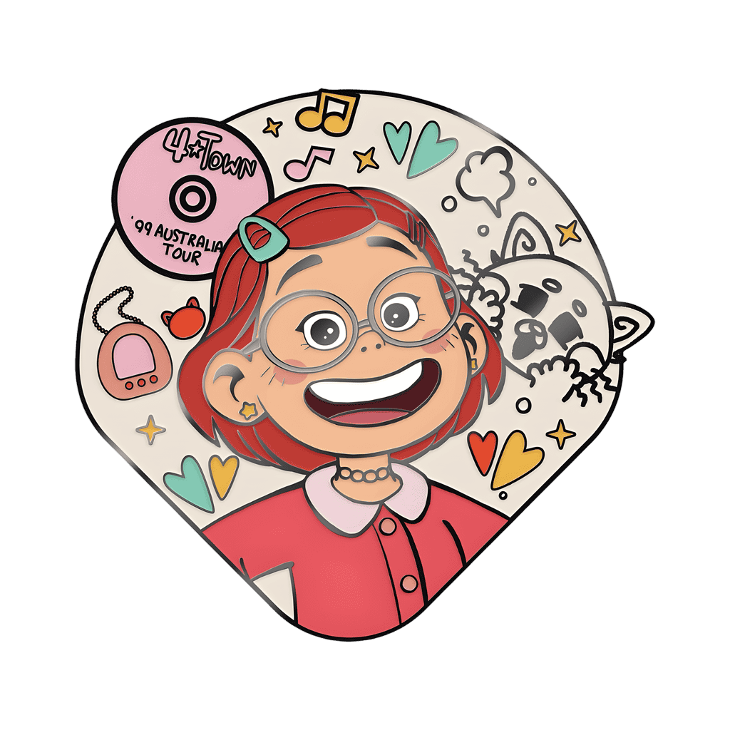 Meilin Lee Doodles Disney pin