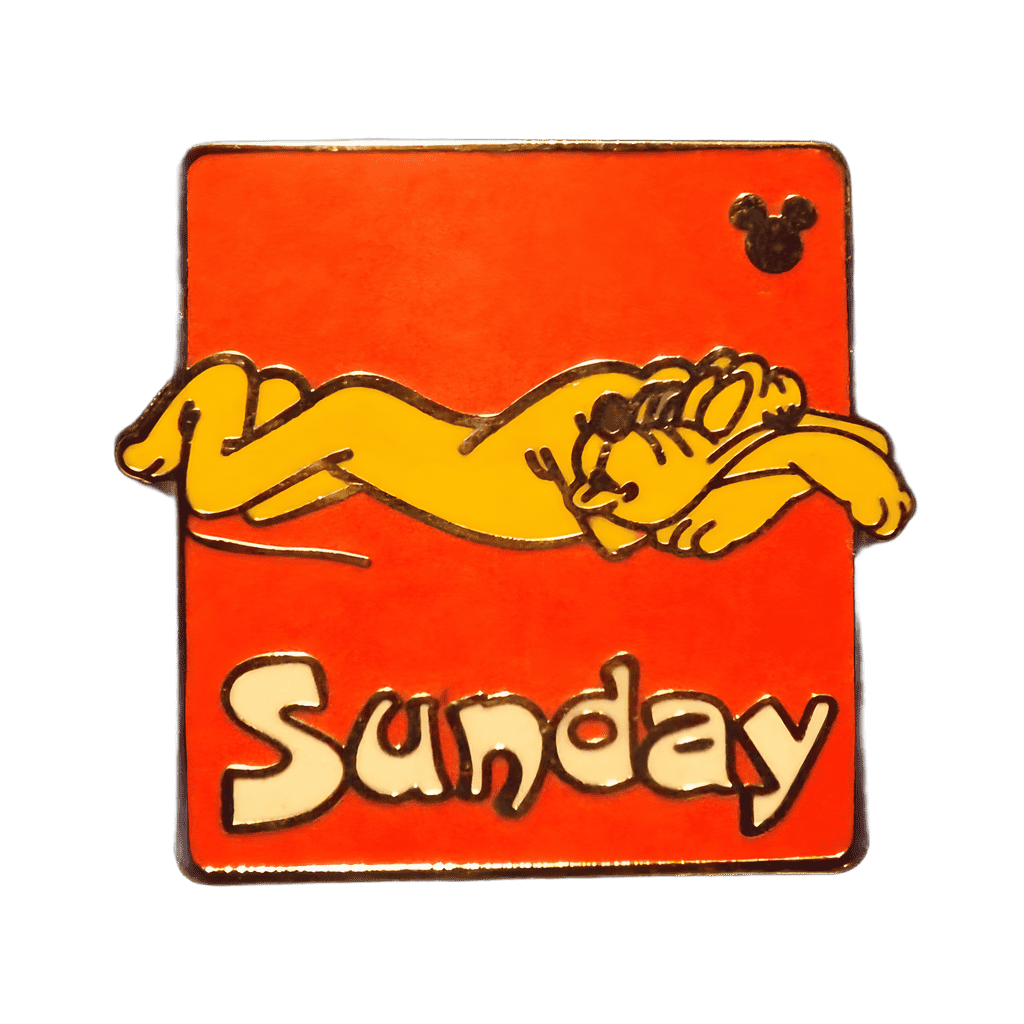 Sunday Disney pin
