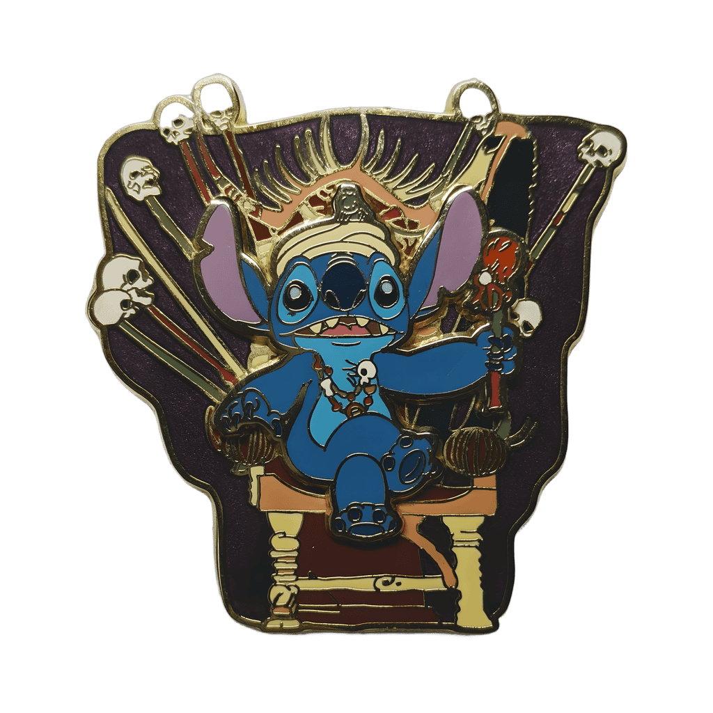 Cannibal King Stitch Disney pin