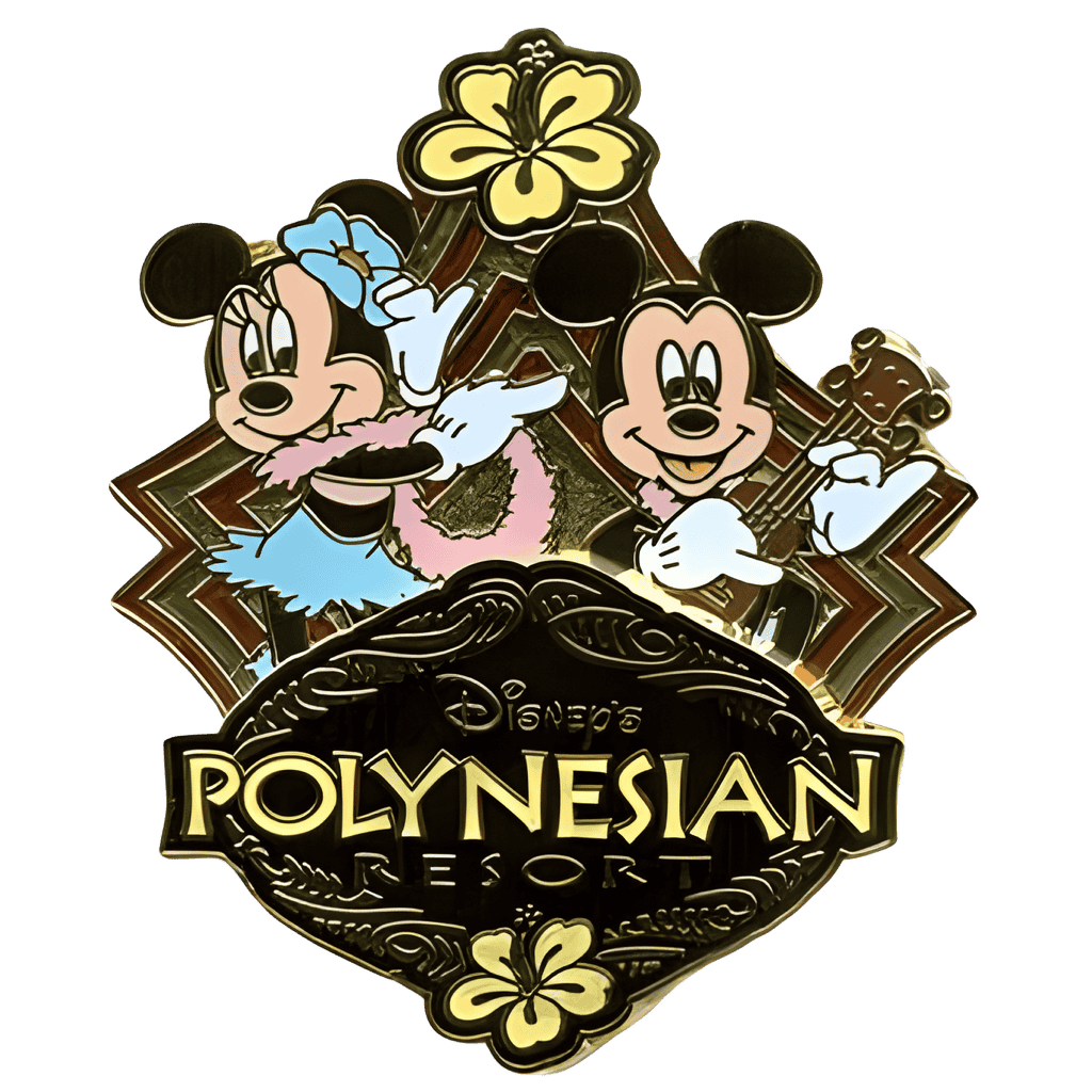 Mickey Ukelele & Minnie Hula Disney pin