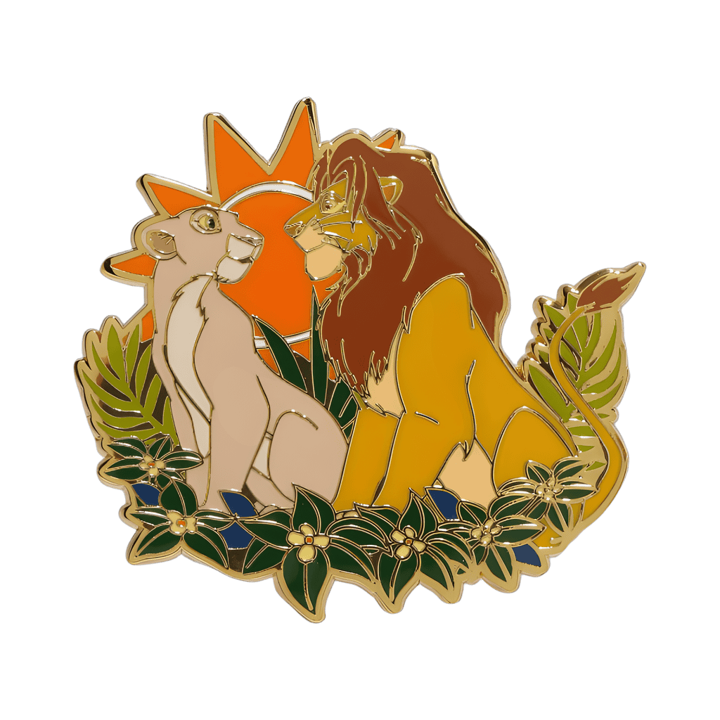 Simba and Nala Sunshine Disney pin