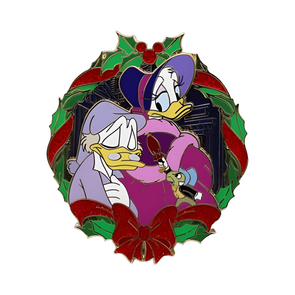 Scrooge, Isabelle, and the Ghost of Christmas Past Disney pin